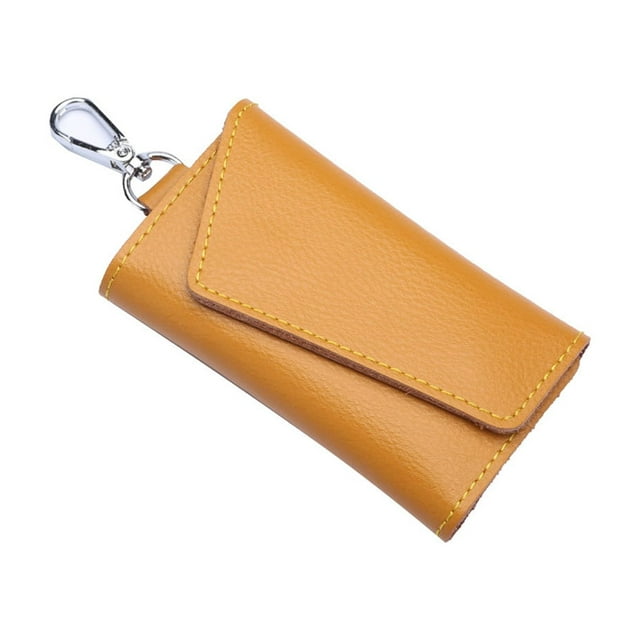 Bdday Travel Toiletry Bag Cowhide Car Keycase Home Keycase Men'S Keycase Partner Glossy without Burrs School Tote Bag