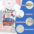 thumbnail image 3 of Welcome 4th of July Camping Patriotic Decorative House Flag, America Camper RV Stars Stripes Garden Yard Outside Decorations, American USA Campsite Outdoor Large Home Decor Double Sided 28 x 40, 3 of 6