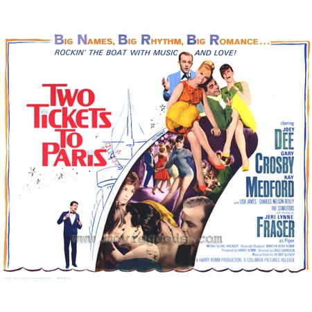 Two Tickets to Paris - movie POSTER (Style B) (27
