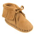 thumbnail image 2 of Minnetonka Fringe Bootie (Infant/Toddler),Tan,1 M US Infant, 2 of 4