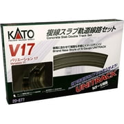 Kato 20-877 N V17 Unitrack Concrete Slab Double Oval Superelevated Track Set