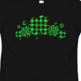 thumbnail image 4 of Inktastic St. Patrick's Day Clovers in Plaid Boys or Girls Toddler T-Shirt, 4 of 5