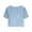 Sky Blue, variant on Ruimatai Women's Crew Neck Short Sleeve Cropped Top Casual Loose Fit Crop Tee for Daily Wear & Summer Outings