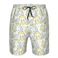 thumbnail image 3 of Balery Moon And Rabbit Traje de Baño Estilo Hawaiano para Hombre, Shorts de Secado Rápido con Bolsillos-X-Large, 3 of 6