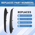thumbnail image 5 of Front Bumper Trim for Paramera Daytime Running Light Upper Trim 97050557303 97050557403 97050557503 9705055703, 5 of 5