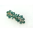 thumbnail image 3 of Faship Gorgeous Emerald Green Rhinestone Crystal Hair Barrette Clip, 3 of 4