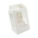 thumbnail image 5 of Cajas de embalaje floral con asa, ventana transparente para bodas, regalos de graduación Blanco, 5 of 9
