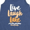 thumbnail image 3 of Instant Message - Live Laugh Lake - Toddler and Youth Girls A-line Dress, 3 of 6