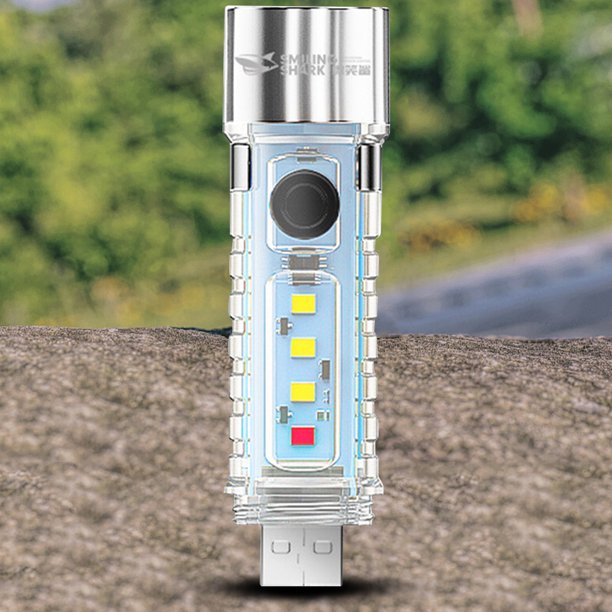 Mini linterna Luz de camping 300LM Carga USB para acampar Senderismo Emergencia