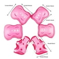 thumbnail image 3 of VSFAOV Protective Gear Sets For Youth/Kids Adjustable Knee Pads And Elbow Pads Wrist Guards For Girls Boys Teens Cycling Skating Roller Skateboard Bike Scooter Outdoor Sports Knee Pink, 3 of 6
