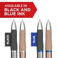 thumbnail image 2 of Sharpie S-Gel, Gel Pens, Sleek Metal Barrel, Gunmetal, Medium Point (0.7mm), Black Ink, 2 Count, 2 of 6