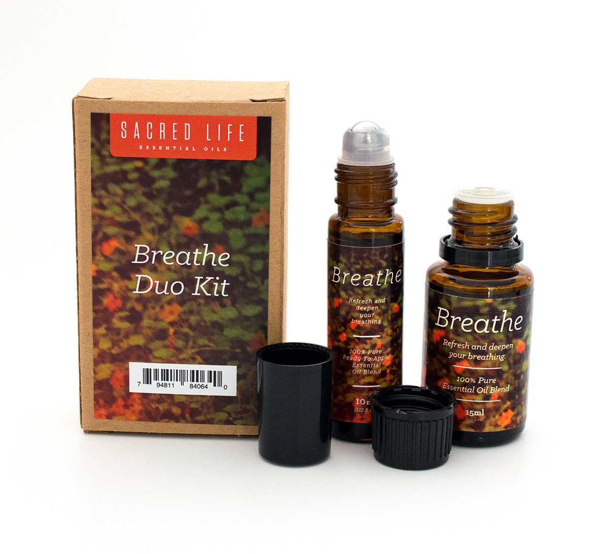 Breathe Duo Kit Breathe Essential Oil Blend Kit