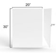 thumbnail image 7 of E-CLIPS USA White Foam Boards 20”x30” Foam Core Boards for School & Office Use, 50 Pack, 7 of 7