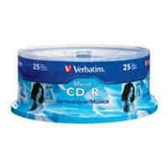 Verbatim Americas Llc  25Pk Cdr 80/700 40X Branded Audio Spind