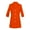 Orange, variant on Women's 3/4 Sleeve Lab Coat