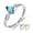 Silver, variant on Mementos USA Custom Class Ring for Women High School and College-Sterling Silver/Platinum-Moonlight-
