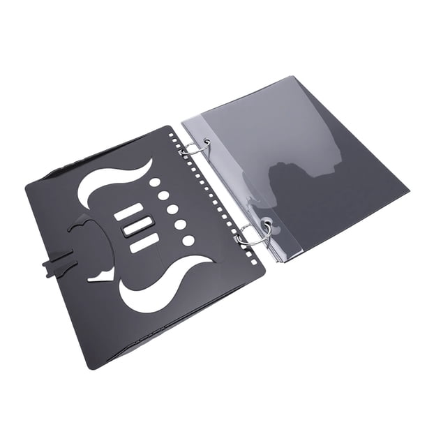 Carpeta Abatible Con 5 Ventanas Transparentes, Soporte Universal Portátil Para Partituras Para Banda De Marcha