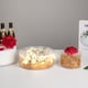 thumbnail image 4 of Soporte de exhibición de acrílico redondo transparente para tartas con tapa, nivel flotante de cilindro, bandeja decorativa para cupcakes para bodas, fiestas de cumpleaños, 10 pulgadas de, 4 of 7