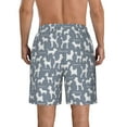 thumbnail image 3 of Naloa Poodle Dog Men's Beach Shorts, Surfing shorts, Swim trunks, Quick Dry Swim Trunks for Surfing Beach Fun - Large, 3 of 9