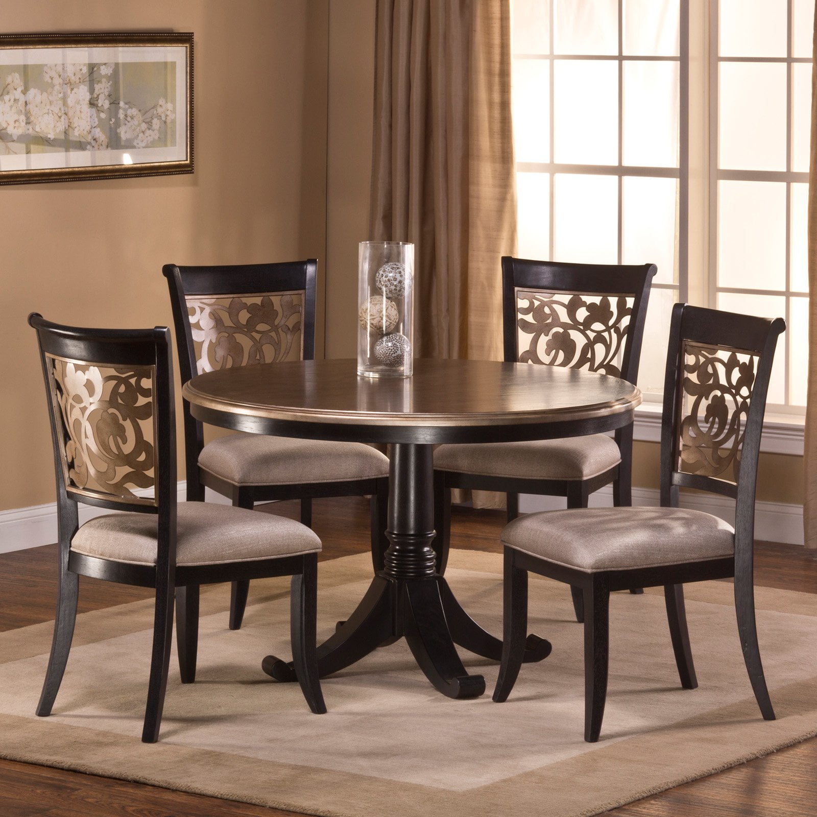 Hilale Furniture Bennington 5 Piece Dining Set Com