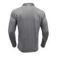 thumbnail image 5 of NOLDARES Mens Knit Polo Shirts Casual Long Sleeve Classic Polo Shirts Button Up Golf Shirts(Light Gray,XXL), 5 of 7