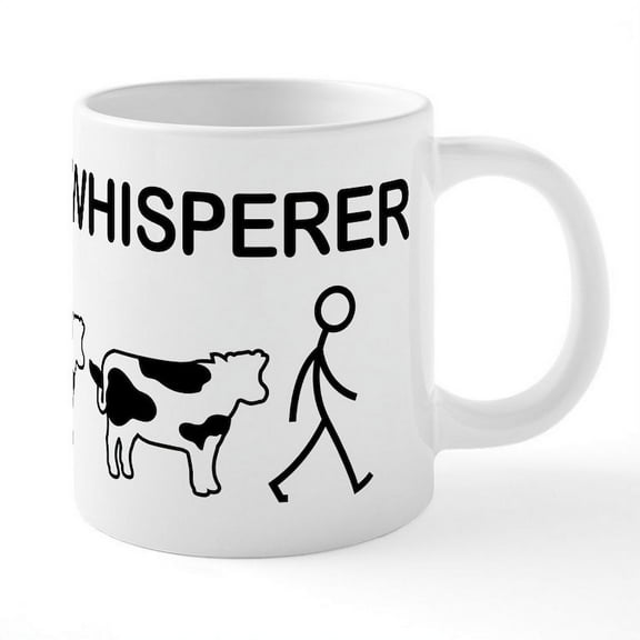 CafePress - Cow Whisperer - 20 Oz White Ceramic Mega Mug