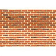 JTT SCENERY PRODUCTS 1:24 Brick Sheet, 7.5"x12" (2)