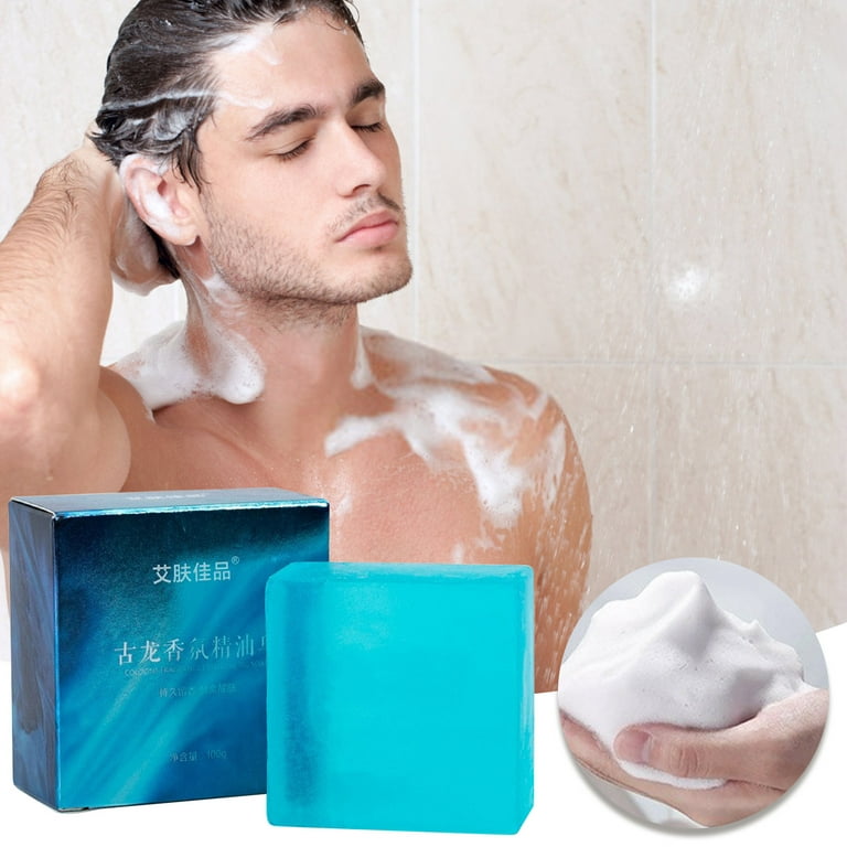 KKCXFJX Clearence Men's Gulong Perfume Soap Refreshing Oil Control Lasting  One Soap Multi Purpose Face Wash Bath Acarid Cleaning Hand Soap Gifts 
