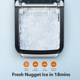 Nugget Ice Maker Countertop, TaoTronics Pebble Ice Machine, Smart