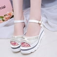 thumbnail image 2 of Clearance VerPetridure Women's Sandals Summer Casual Ankle Strap Slide Sandals Platforms Wedges Shose, 2 of 9