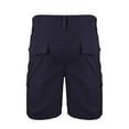 thumbnail image 5 of SOOMLON Men's Baggy Shorts Regular Fit Summer Short Casual Hip Hop Skateboard Y2K Cargo Jeans Pocket Summer Shorts Zipper Buttons Shorts Navy XXL, 5 of 5