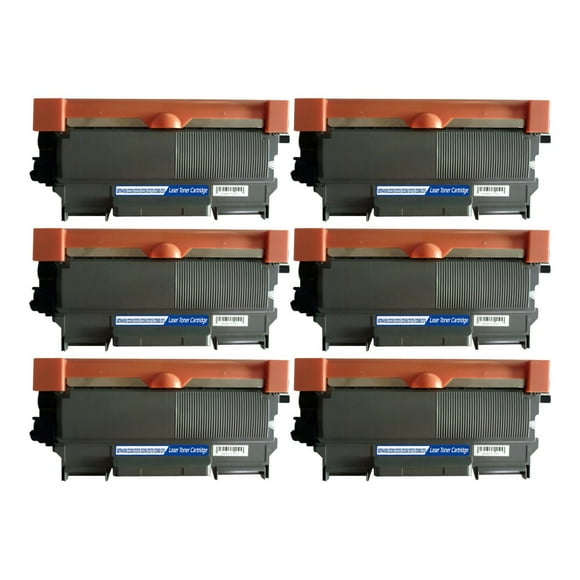 L-ink Pack de 6 Cartouches de Toner Compatibles TN450 (TN-450)