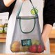 thumbnail image 5 of Bolsa de Malla Colgante Verduras y Frutas Bolsas Reutilizables para Frutas y Verduras Malla Transpirable para Verduras, Frutas, Almacenamiento en la Cocina Blanco y Azul 41*35c, 5 of 5