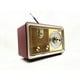 thumbnail image 4 of Radio portátil, Vintage Bluetooth FM/AM/(MW)/SW Radio, Diseño clásico de madera Retro Bluetooth Radio, Vintage Radio Set Compatible con tarjeta TF/AUX/USB/5W Altavoz Afortunado Sencillez, 4 of 6