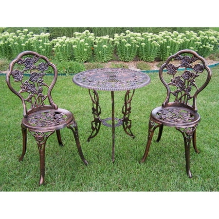 Oakland Living Rose Patio Bistro Set Com Oakland Living Rose Patio Bistro Set