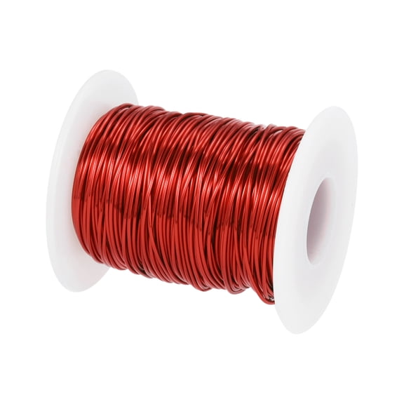 0.9mm Magnet Wire 115ft Enameled Magnet Winding Copper Wire 200g,Red