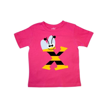 

Inktastic Cute Bee Initial X Gift Toddler Boy or Toddler Girl T-Shirt