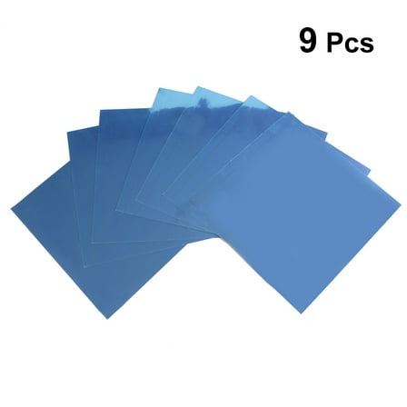 GOOHOCHY 9Pcs Self Stick Mirror for and Indoor Use 15x15in