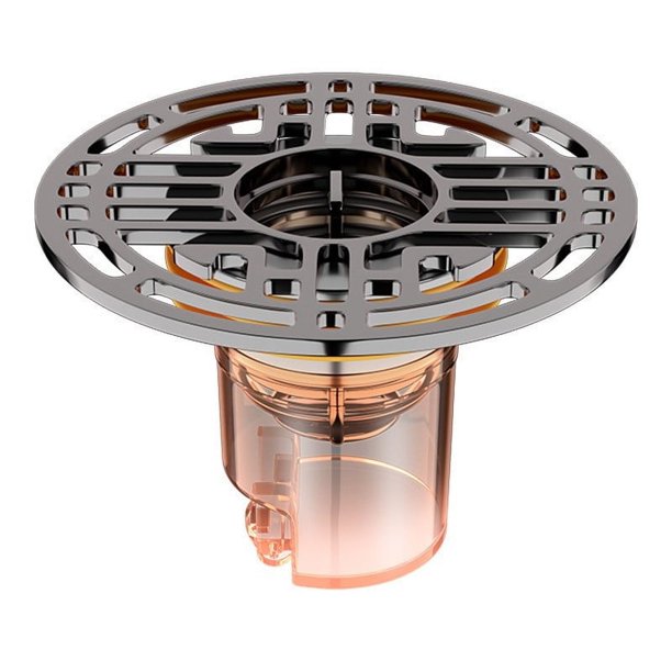Núcleo de drenaje de piso a prueba de olores | Inserto de alcantarillado magnético de cierre automático | Material ABS | Barrera contra insectos y olores | Se adapta a tuberías de 32mm-45mm