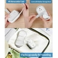 thumbnail image 2 of 7-in-1 Power Strip, 4 Outlets 3 USB Ports, 7 in One Power Strip That Solves All Your Charging Problems, Travel Surge Protector Size Extension Cord(Blue), 2 of 7