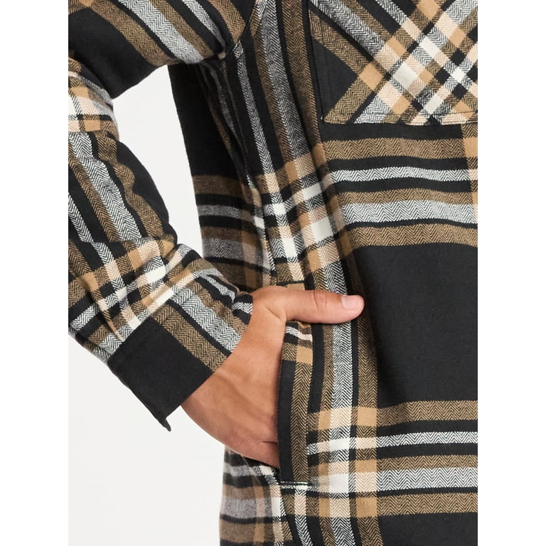 George Men's Quilted Flannel Shirt Jacket photo 6