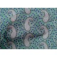 thumbnail image 4 of oneOone Cotton Poplin Fabric Floral & Paisley Block Print Fabric BTY 42 Inch Wide, 4 of 4