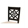 thumbnail image 6 of Baxton Studio Nicolette Modern and Contemporary Sand Fabric Upholstered and Dark Brown Finished Wood 7-Piece Dining Set, 6 of 7