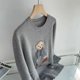 thumbnail image 5 of Suéter de cachemira de primavera para mujer Suéter Ralph Bear Suéter elegante informal holgado con cuello redondo Suéter de punto para mujer Lauren Bear 2024 Nuevo, 5 of 5