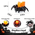 thumbnail image 6 of Halloween Tea Lights Spider Candle Holder LED Flameless Candle Lights for Halloween Party Home Indoor Decoration 12 Pack, 6 of 6