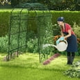 thumbnail image 2 of Patiojoy Garden Arch Trellis 7.5 FT Tall Garden Arch Plant Tunnel Trellis with Trellis Netting Tunnel Plant Support, 2 of 9