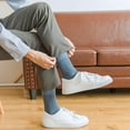 thumbnail image 5 of 5 Pack Ankle Socks for Men, Mens Cotton Socks, Athletics Socks Men, 5 of 8