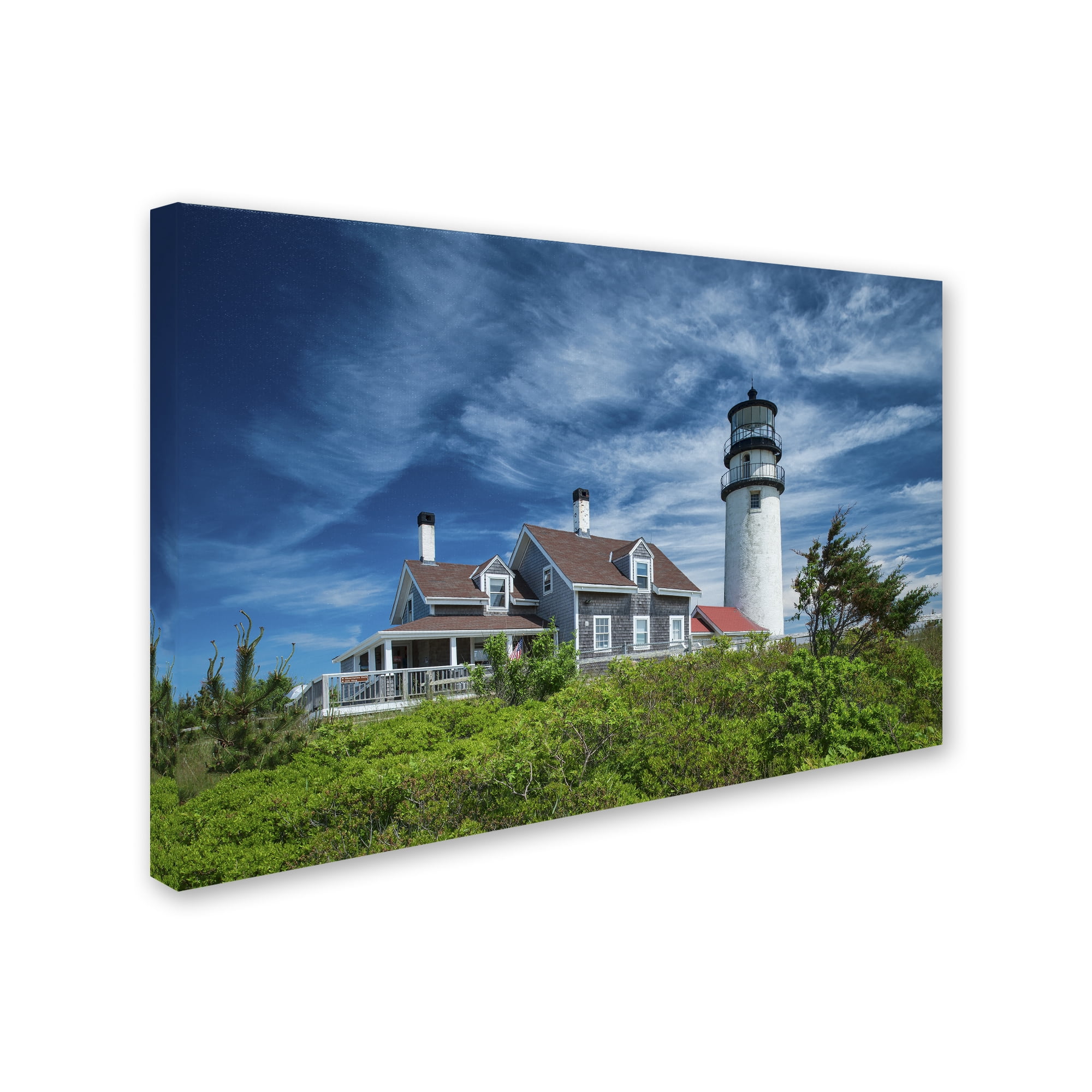 Trademark Fine Art "Cape Cod Light" Canvas Art by Michael Blanchette Photography