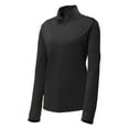 thumbnail image 5 of Yellow Rooster Women's PosiCharge Competitor 1/4-Zip Pullover Black 3XL, 5 of 8