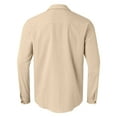 thumbnail image 2 of Caqnni Mens Cotton Linen Shirt Sleeve Casual Shirt Summer Beach Tops (Khaki,M), 2 of 5